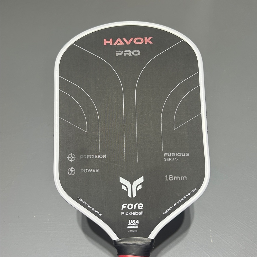 Havoc Pro Carbon Fiber Professional Pickleball Paddle with Protector Case - Picture 6 of 10